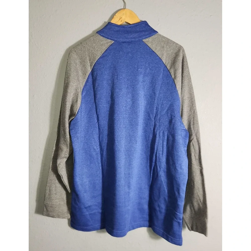 Boise State Broncos Pace Quarter-Zip Pullover Royal/Orange Men Size XL Brand...